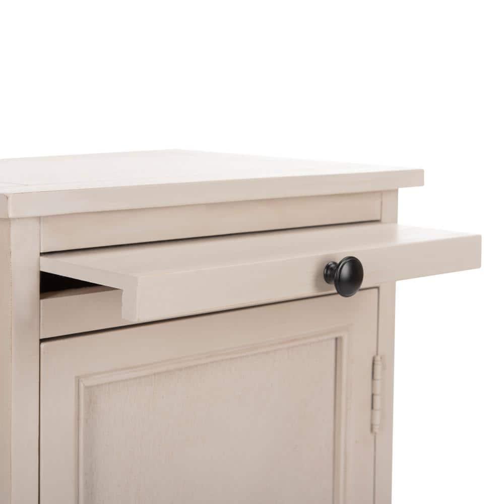 Raven Tall Storage Unit - Vintage Grey - Safavieh.