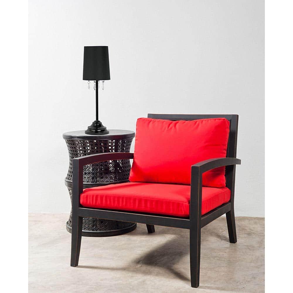 Simple Designs Lámpara de Mesa y Cuentas Acrílicas Colgantes