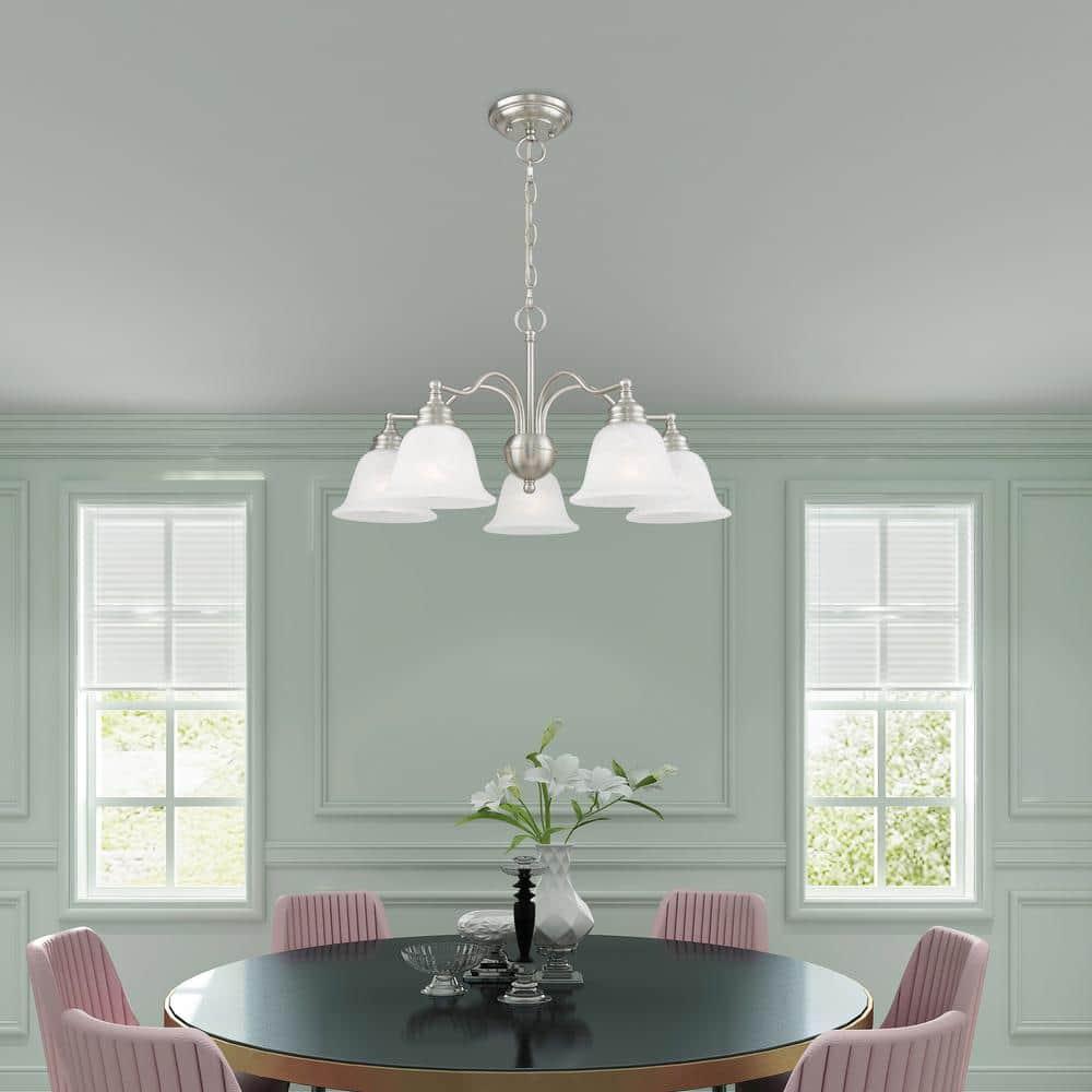 Livex Lighting Essex 5 - Light Chandelier in  Brushed Nickel