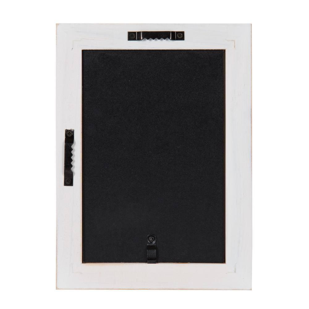 6pc Bordeaux Frame Box Set White - Kate & Laurel All Things Decor: Modern Wall Gallery Kit, Wood Frames with Glass
