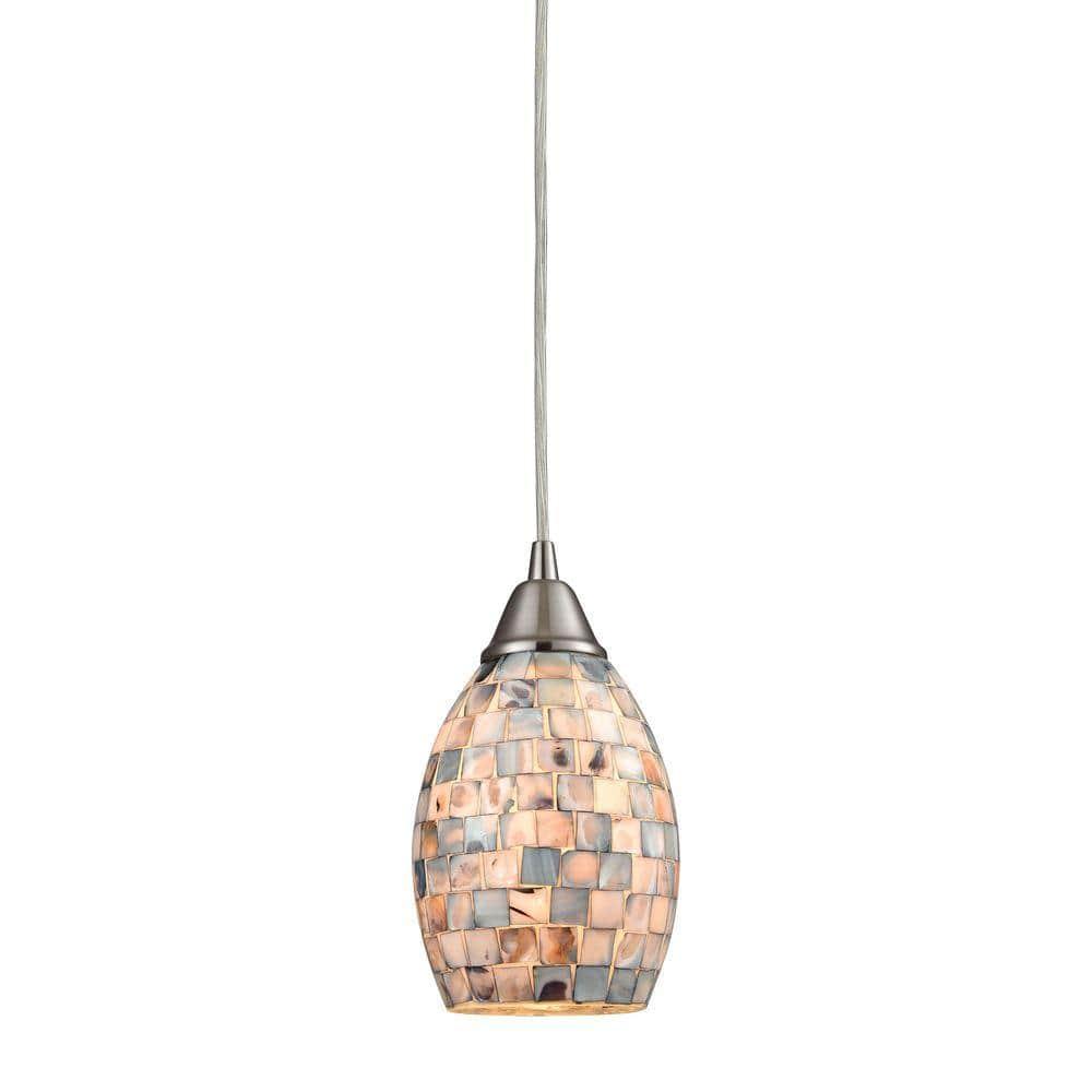 Elk Home Firestorm 1 - Light Pendant in  Dark Rust