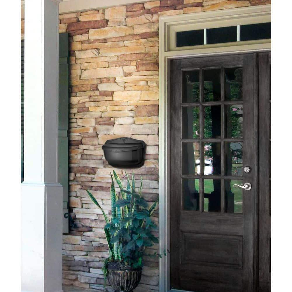 Architectural Mailboxes 2541RZ-10 Villa Wall Mount Mailbox - Rubbed Bronze - Small