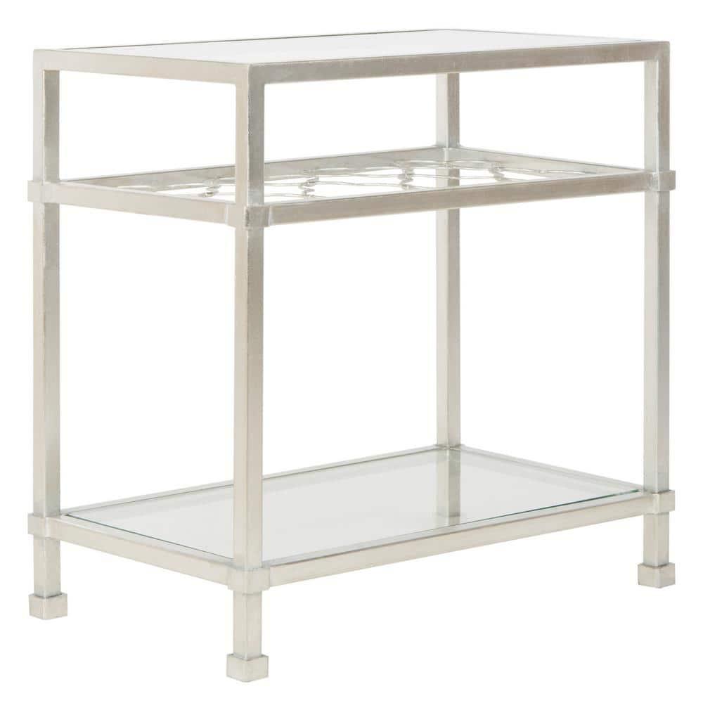 Hanzel Side Table - Silver - Safavieh.