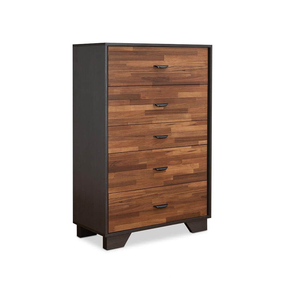 Acme Eloy Storage Chest in Walnut and Espresso