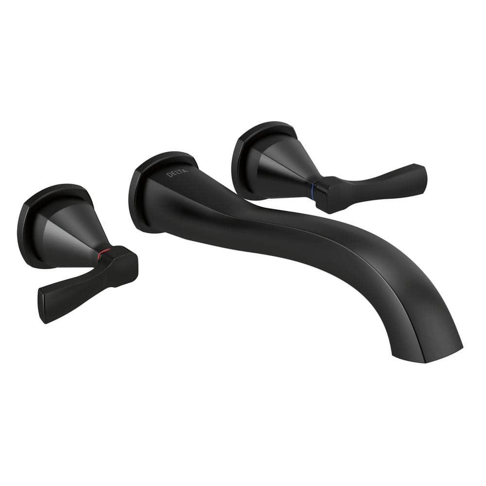 Stryke Double Handle Wall Mounted Tub Spout Trim
