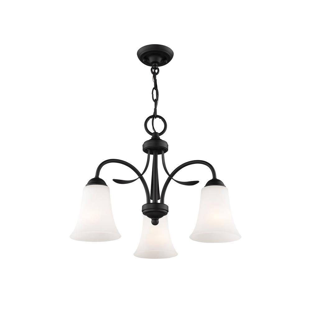Livex Lighting Ridgedale 3 - Light Flush Mount in  Black