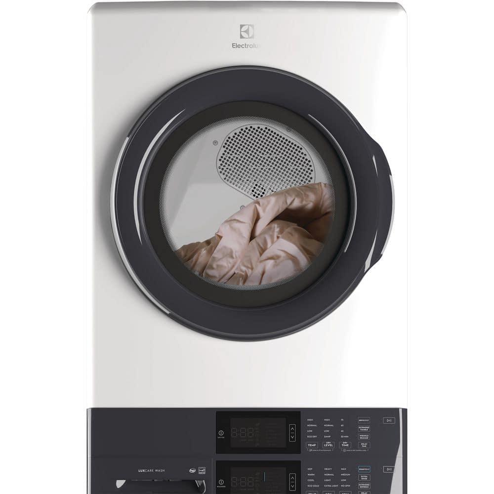 Electrolux Washer & Dryer Set with Stackable 4.4 Cubic Feet Front Load Washer and 8 Cubic Feet Dryer with Stacking Kit