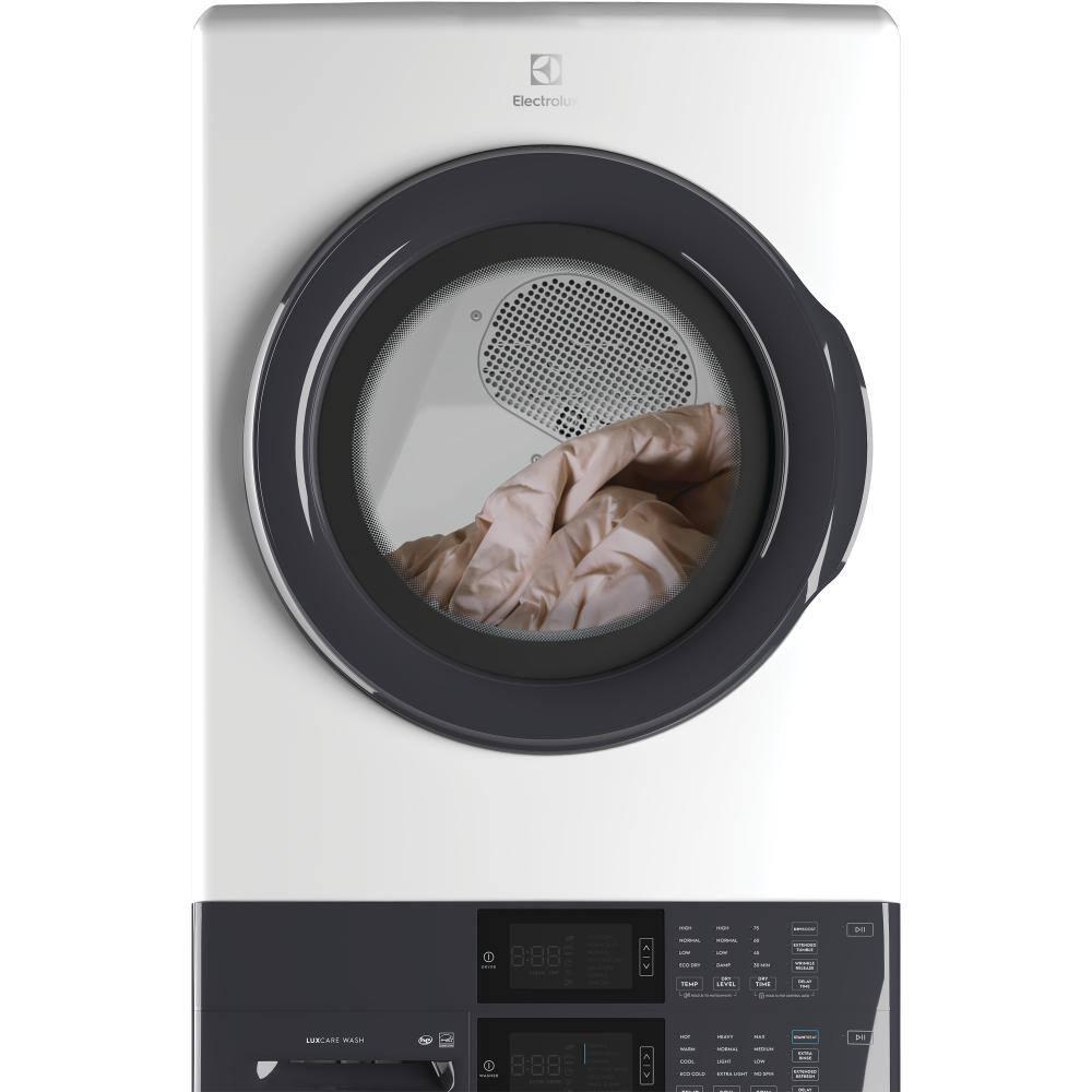 Electrolux Washer & Dryer Set with Stackable 4.4 Cubic Feet Front Load Washer and 8 Cubic Feet Dryer with Stacking Kit