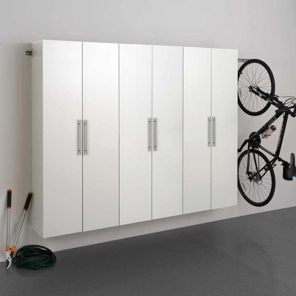 30" Hangups Large Storage Cabinet White - Prepac: Wall Mounted, Workshop & Office Organizer