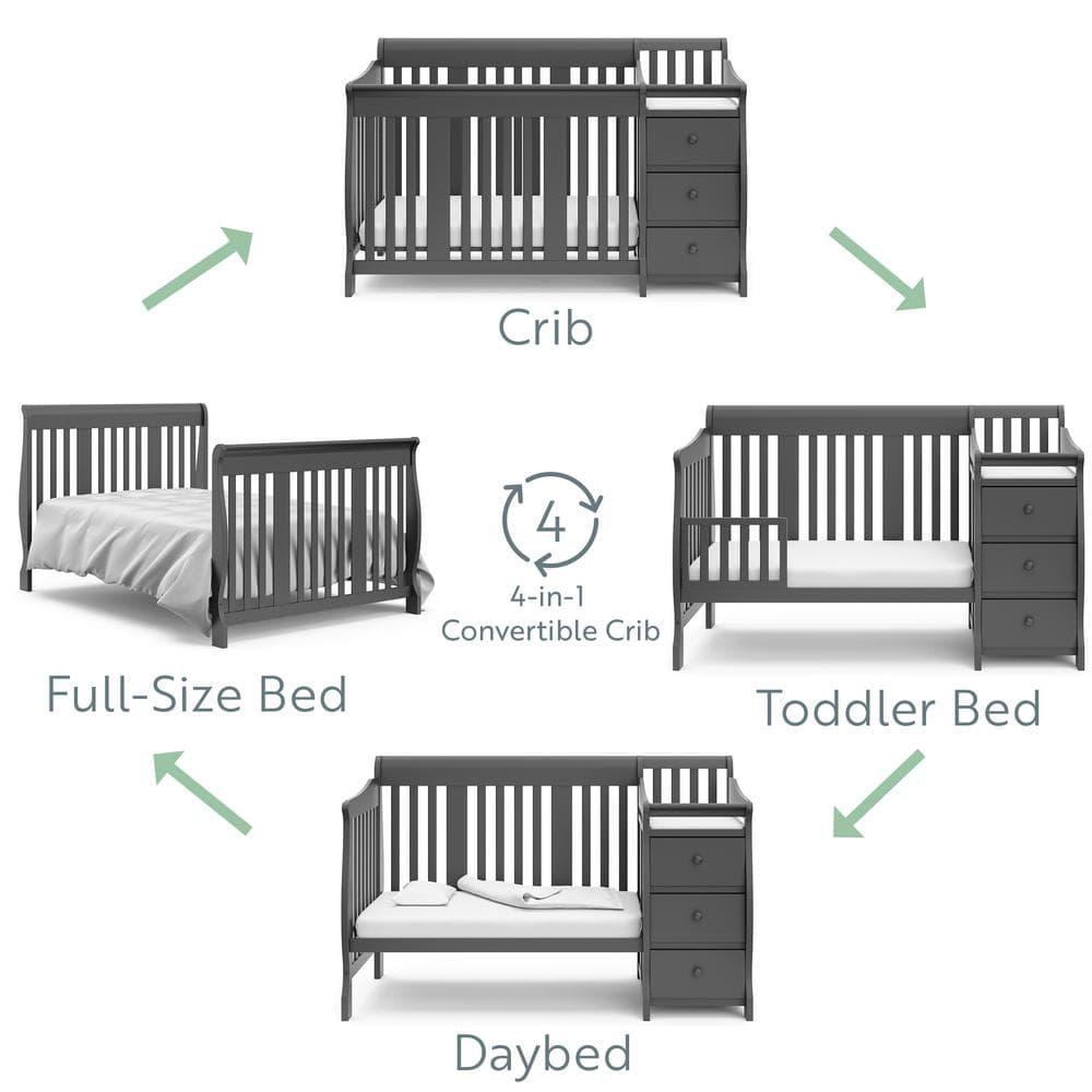 Portofino 5-in-1 Convertible Crib and Changer