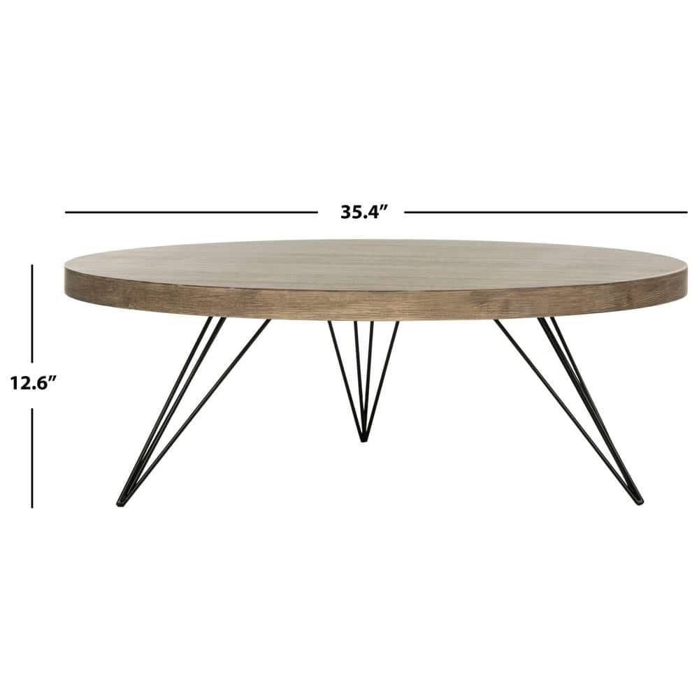 Mansel Coffee Table - Light Oak - Safavieh