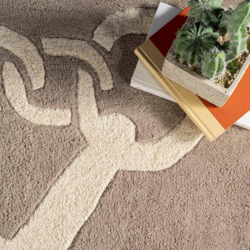 nuLOOM Hand Tufted Set Sail Area Rug, 2' x 6', Beige