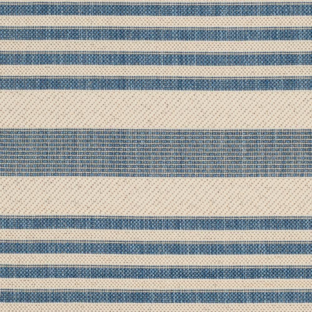 Courtyard CY6062 Power Loomed Indoor/Outdoor Area Rug - Beige/Blue - 4'x5'7" - Safavieh.
