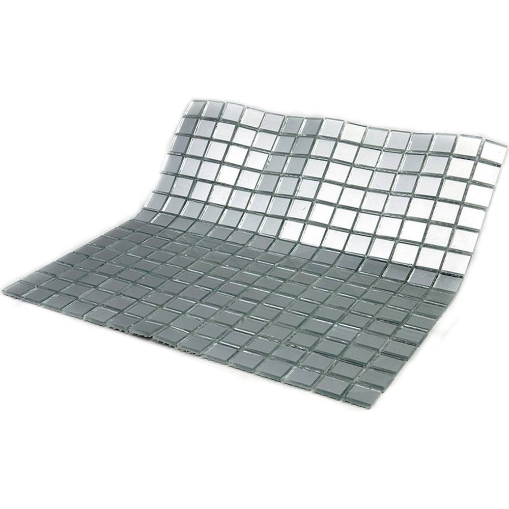 Altin 0.8" x 0.8" Glass Grid Mosaic Wall & Floor Tile