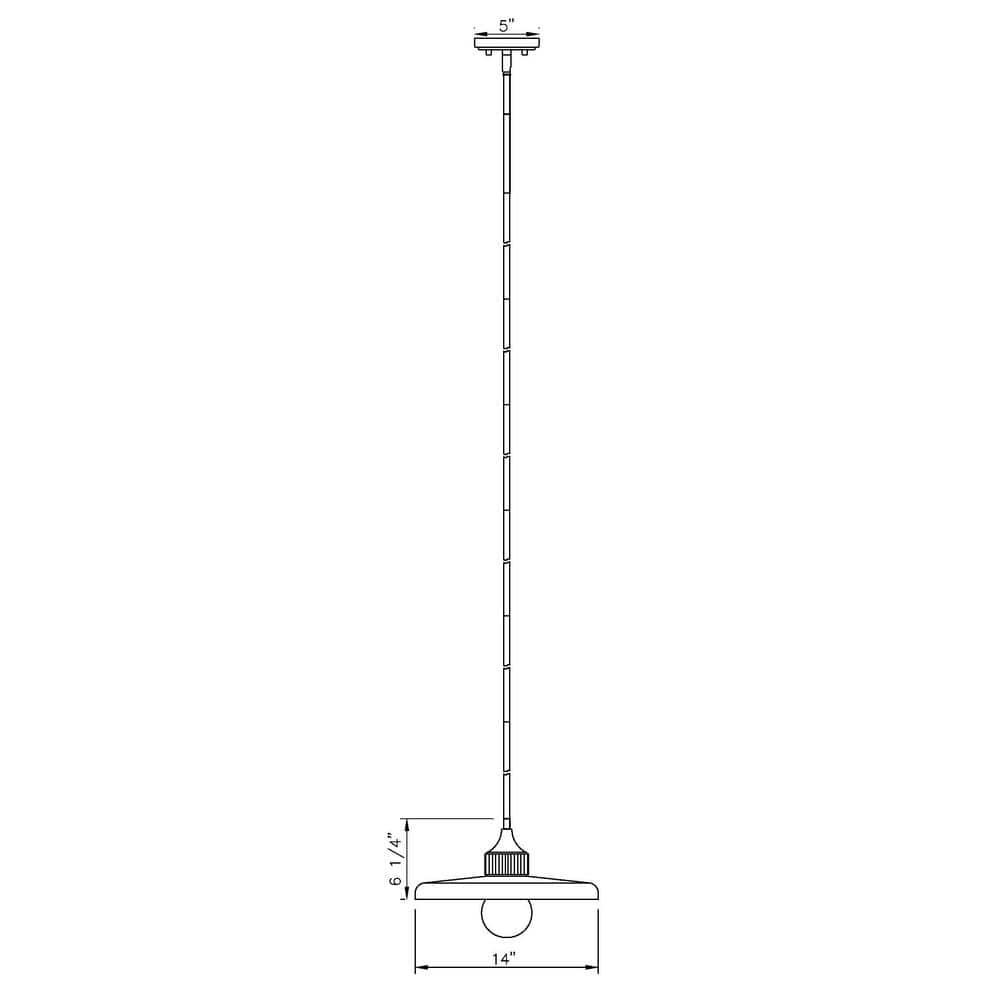 Z-Lite Paloma 1 - Light Pendant in  Olde Brass