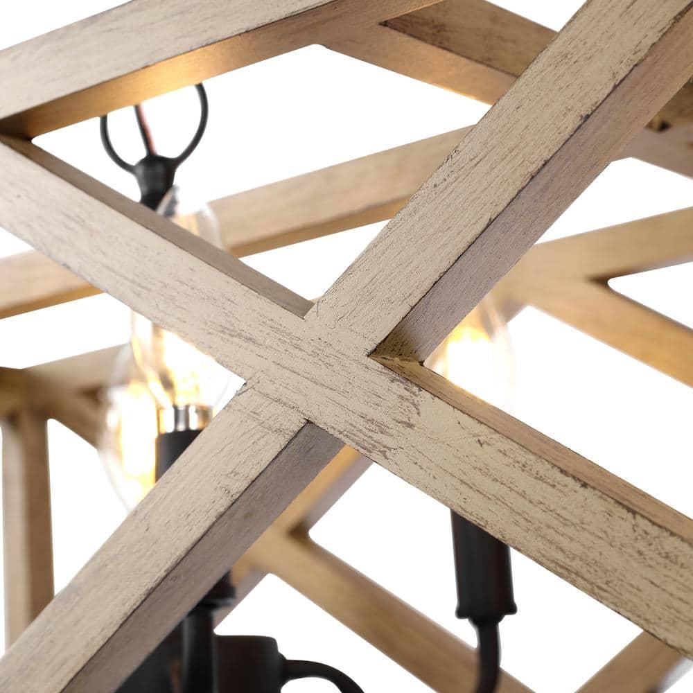 Quentin 8 Light 36" Pendant - PND4100 - Black - Safavieh