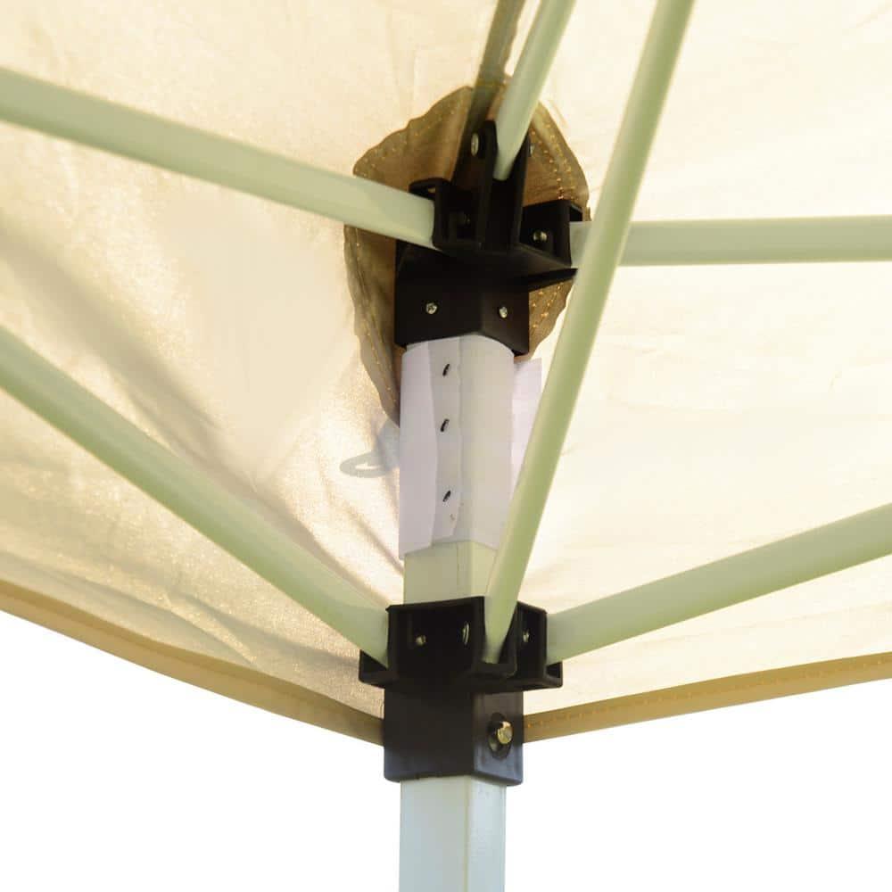 Outsunny 10'X20' Pop Up Party Tent Wedding Canopy With 6 Removable Mesh Sidewalls