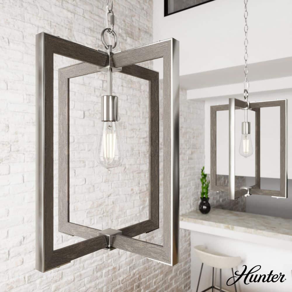 Woodburn 1 - Light Single Geometric Pendant