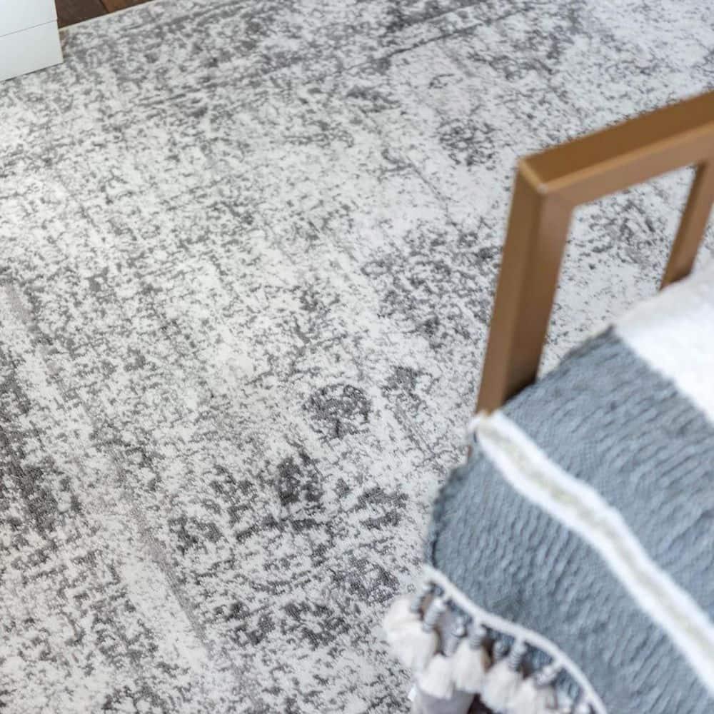 Unique Loom 8' 0 x 10' 0 Sofia Casino Gray Area Rug
