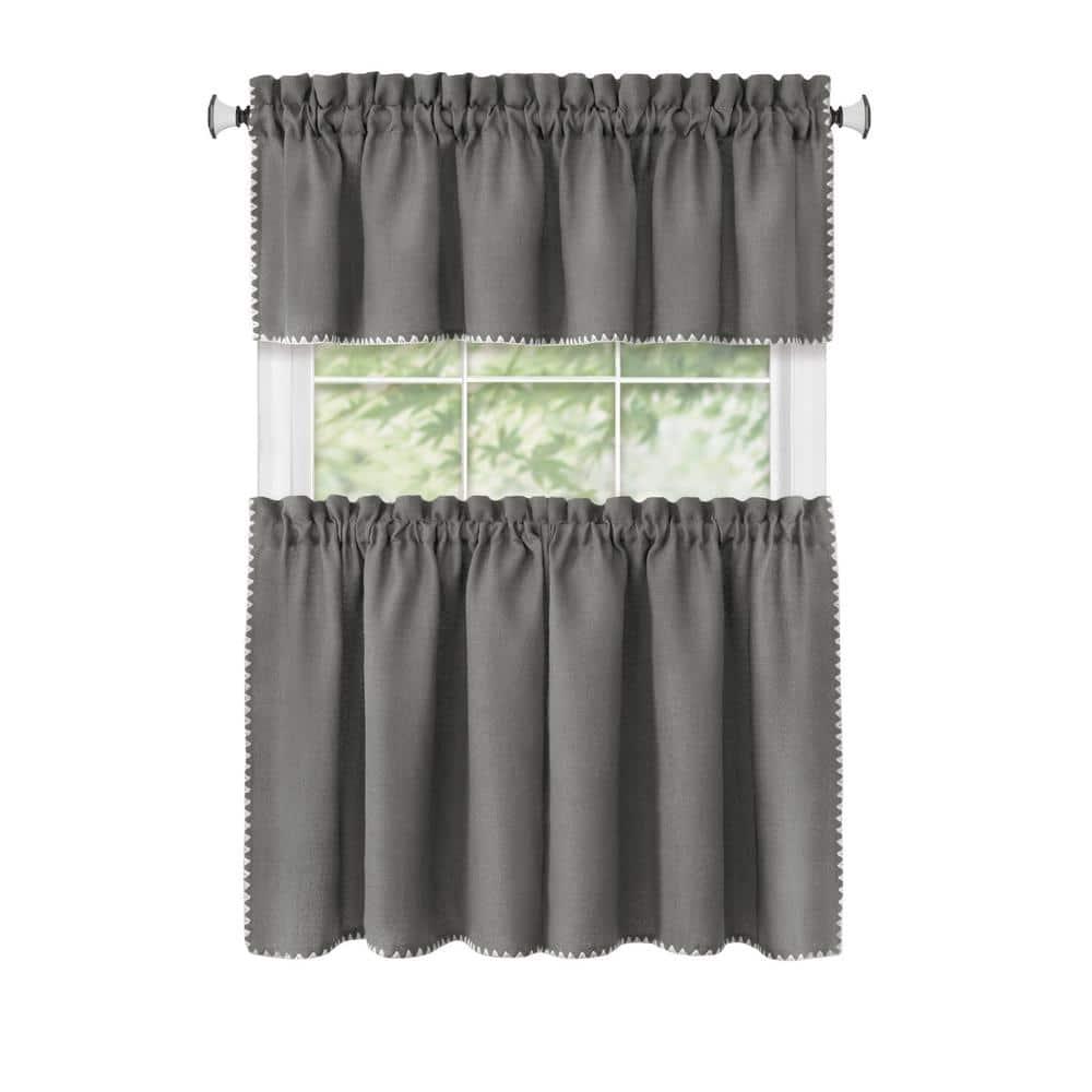 Achim Importing Co Tailored 58'' W Kitchen Curtain