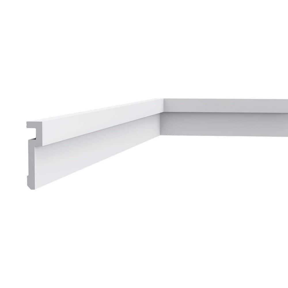 Architectural Products by Outwater L.L.C. 3/4 in D x 3-1/4 in W x 78- 3/4 in W L Primed White Plain Polystyrene Panel Moulding (Set of 3)