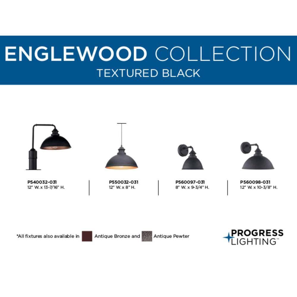 Progress Lighting - One Light Wall Lantern - Outdoor - Englewood - Outdoor Light