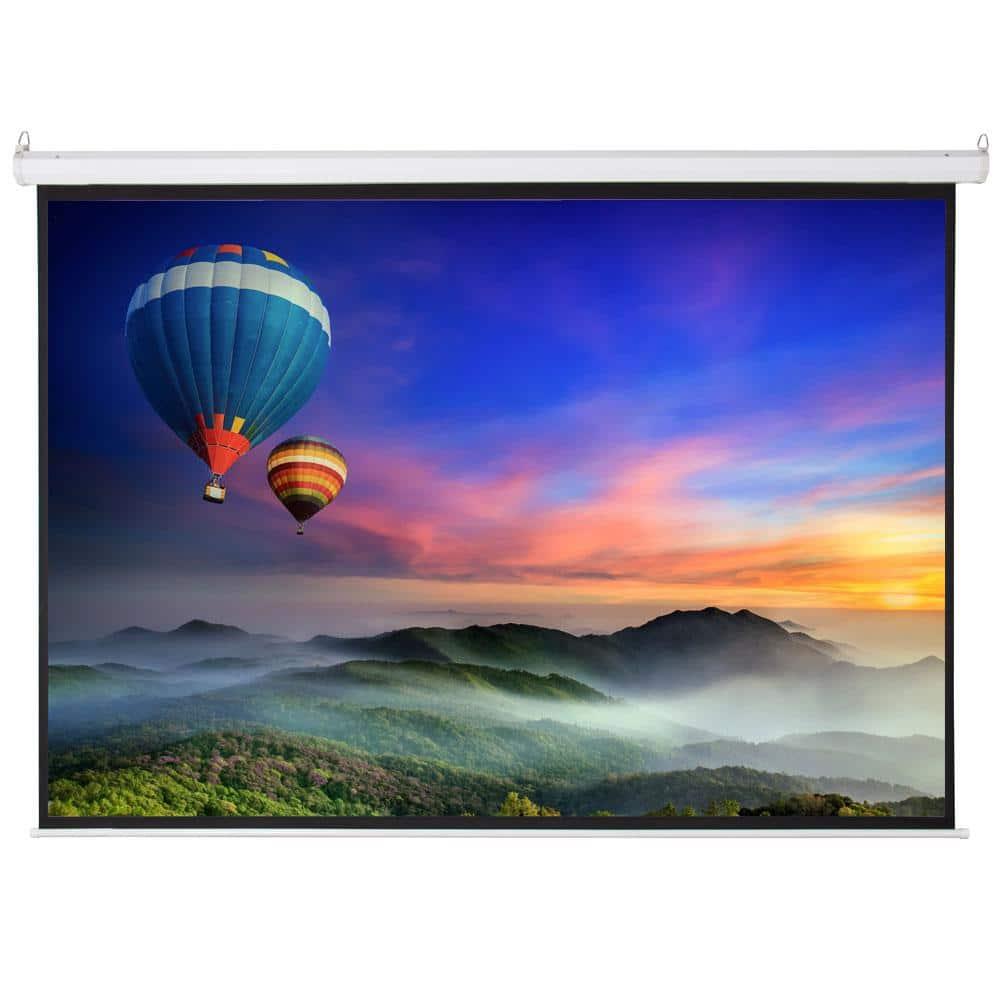 Zimtown 4:3 Electric Projector, 100"
