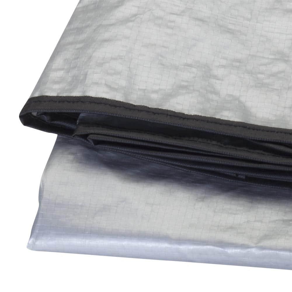 M-D Building Products 03426 Silver Air Conditioning Cover for Central Round Units
