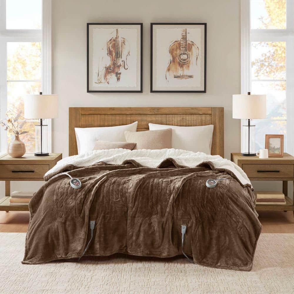Woolrich Heated Plush to Berber Blanket