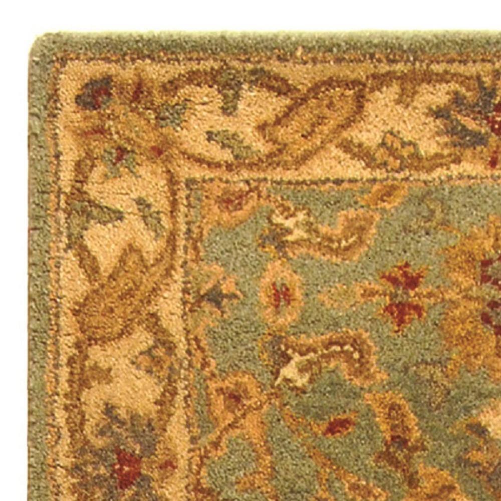 Antiquity AT311 Hand Tufted Runner Rug - Teal/Beige - 2'3"x10' - Safavieh.