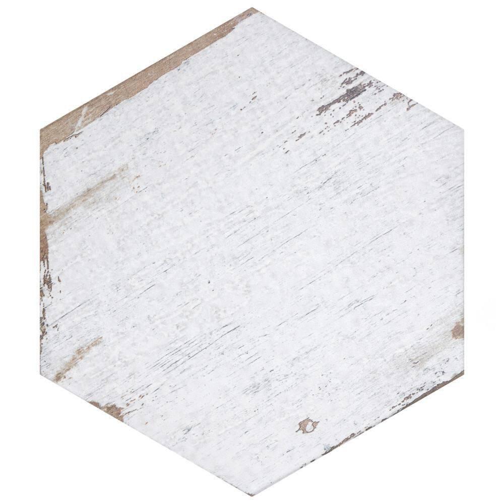 Retro 7" x 8" Porcelain Wood Look Wall & Floor Tile