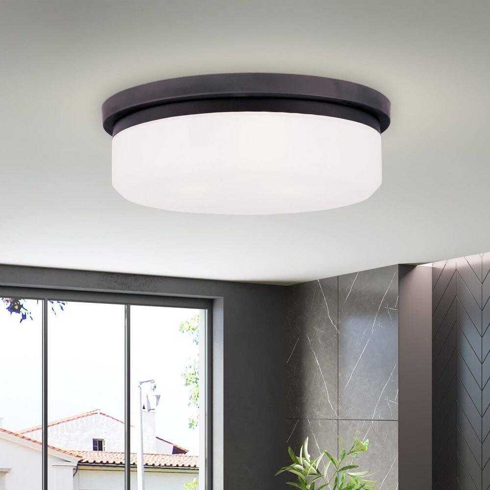 Livex Lighting Stratus 3 - Light Flush Mount in  Bronze