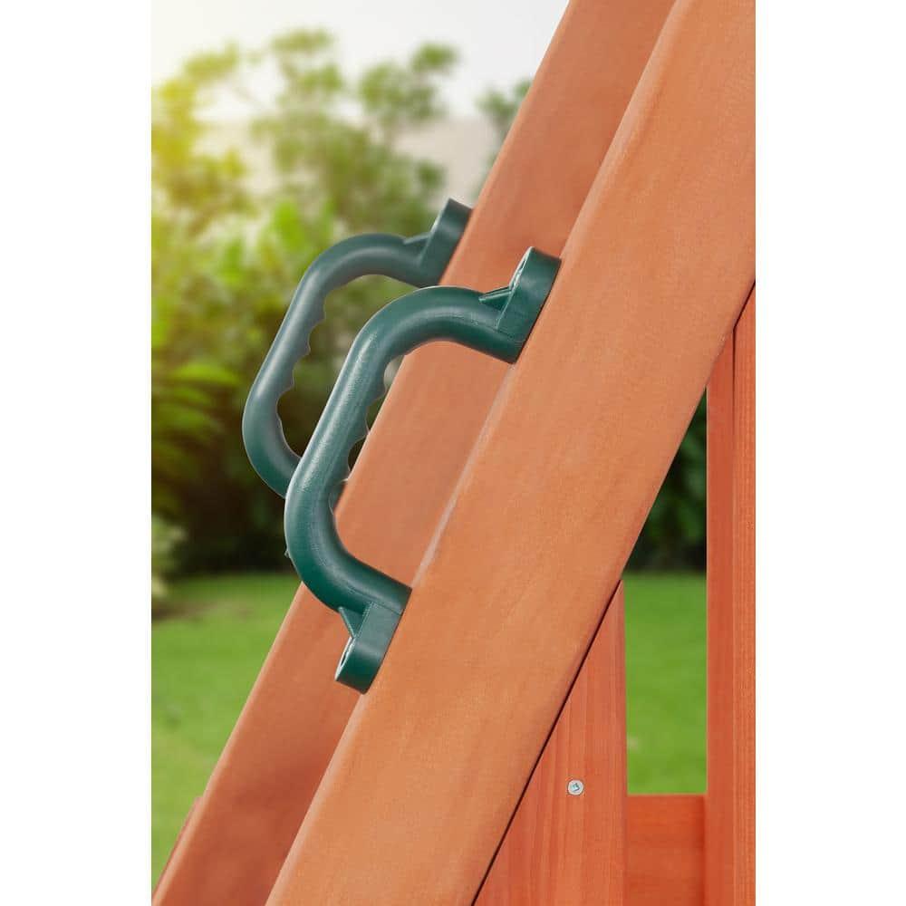 Creative Cedar Designs Chalet Complete Wooden Swing Set