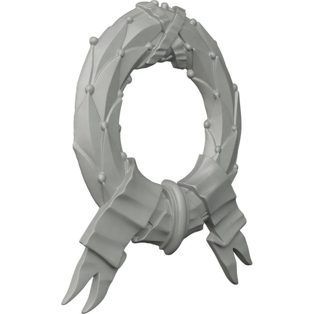Wreath 11.38'' H x 10.25'' W x 1'' D Urethane Onlay Scroll