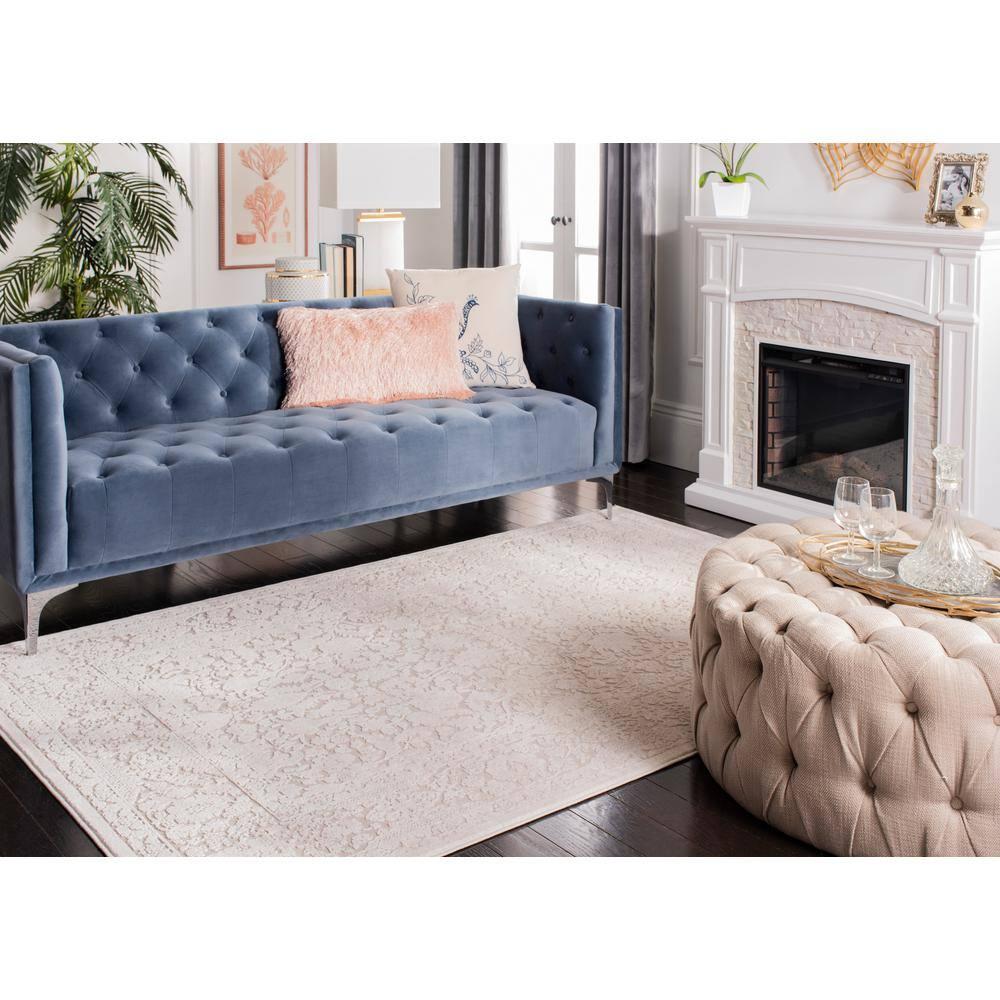 Reflection RFT667 Power Loomed Area Rug - Creme/Ivory - 4'x6' - Safavieh.