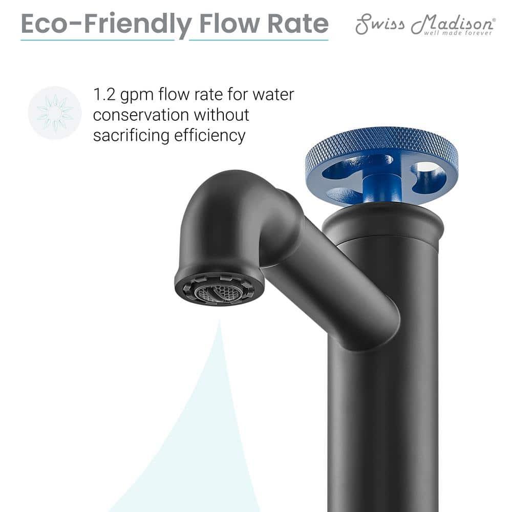 Avallon Single Hole, Single-Handle Wheel, Bathroom Faucet