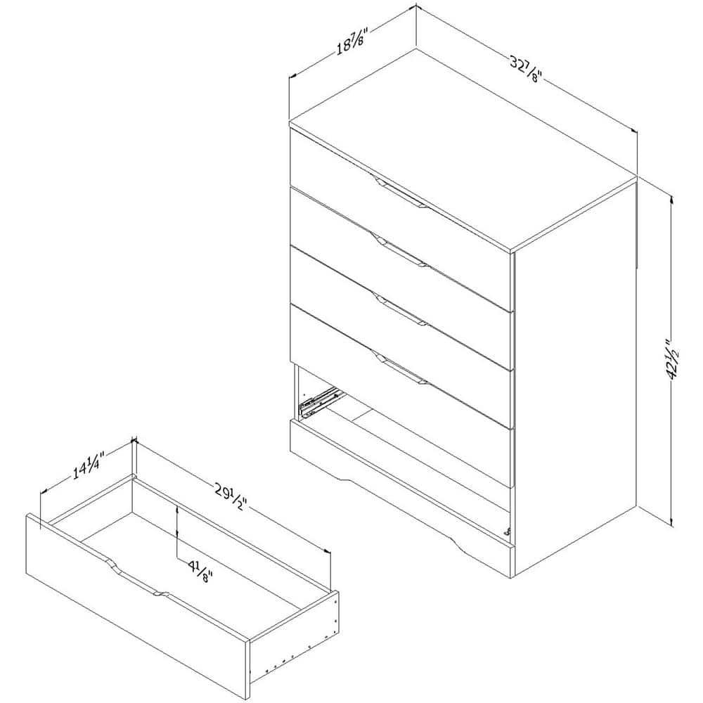 Holland 33'' W 5 - Drawer Dresser