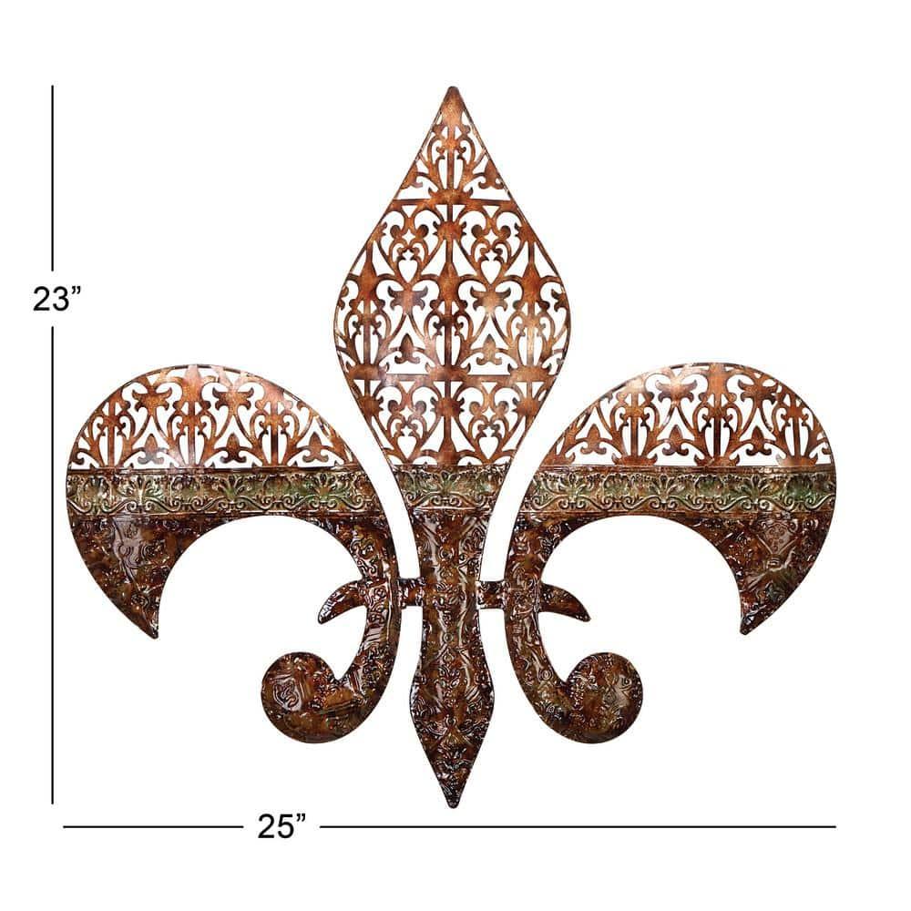Metal Wall Decor Excellent Fleur Di Lis On Metal Wall Decor