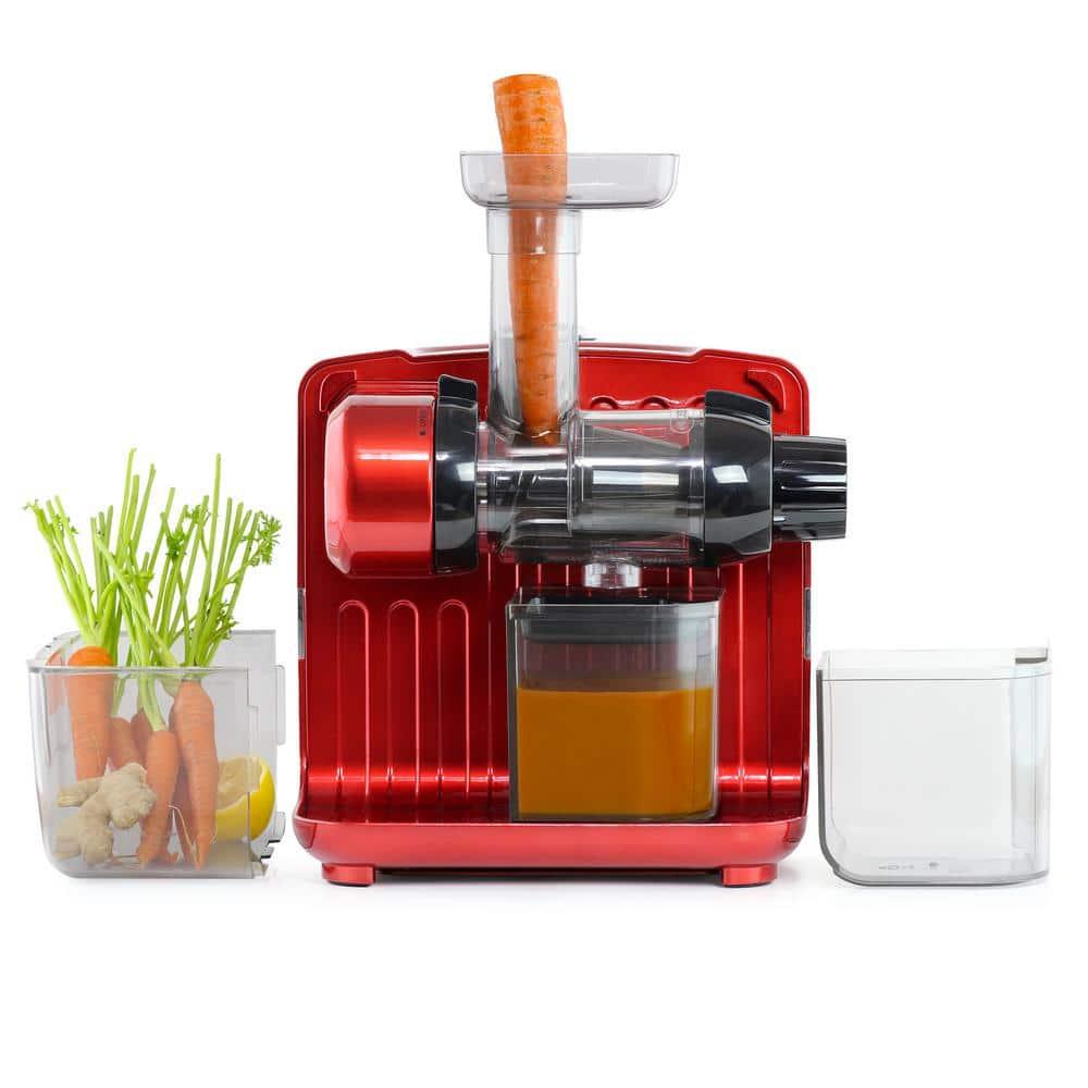 Red Cold Press 365 Masticating Slow Juicer with On-Board Storage