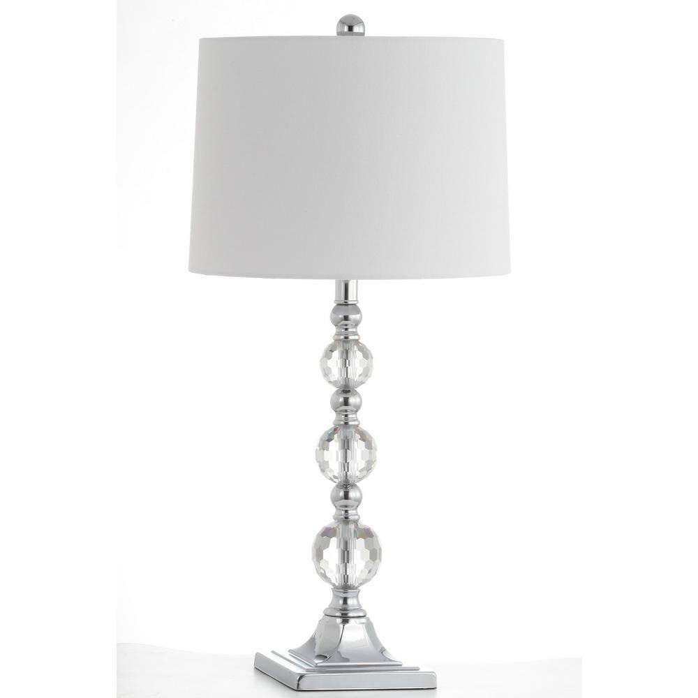 Maeve Crystal Ball Lamp (Set of 2) - Clear/White - Safavieh.