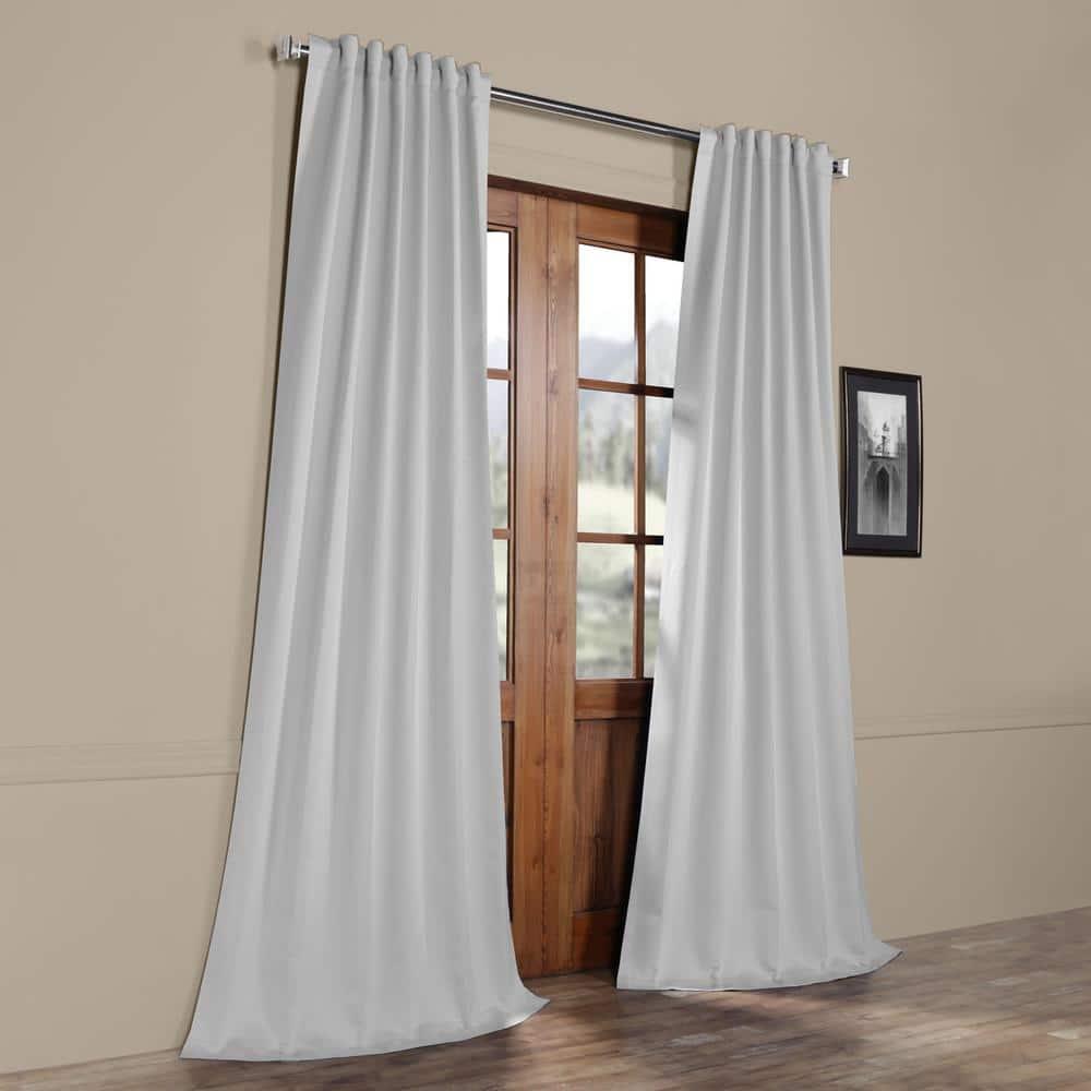 Arctic Grey Blackout Room Darkening Curtain (1 Panel), Arctic Grey, 50W X 96L