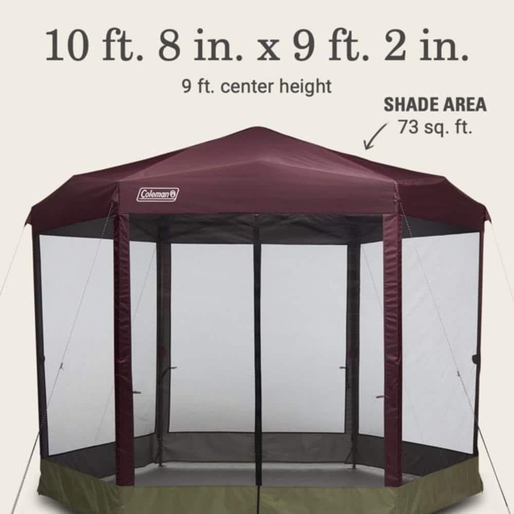 Coleman Back Home™ 10.5 x 9 Screen Canopy Tent
