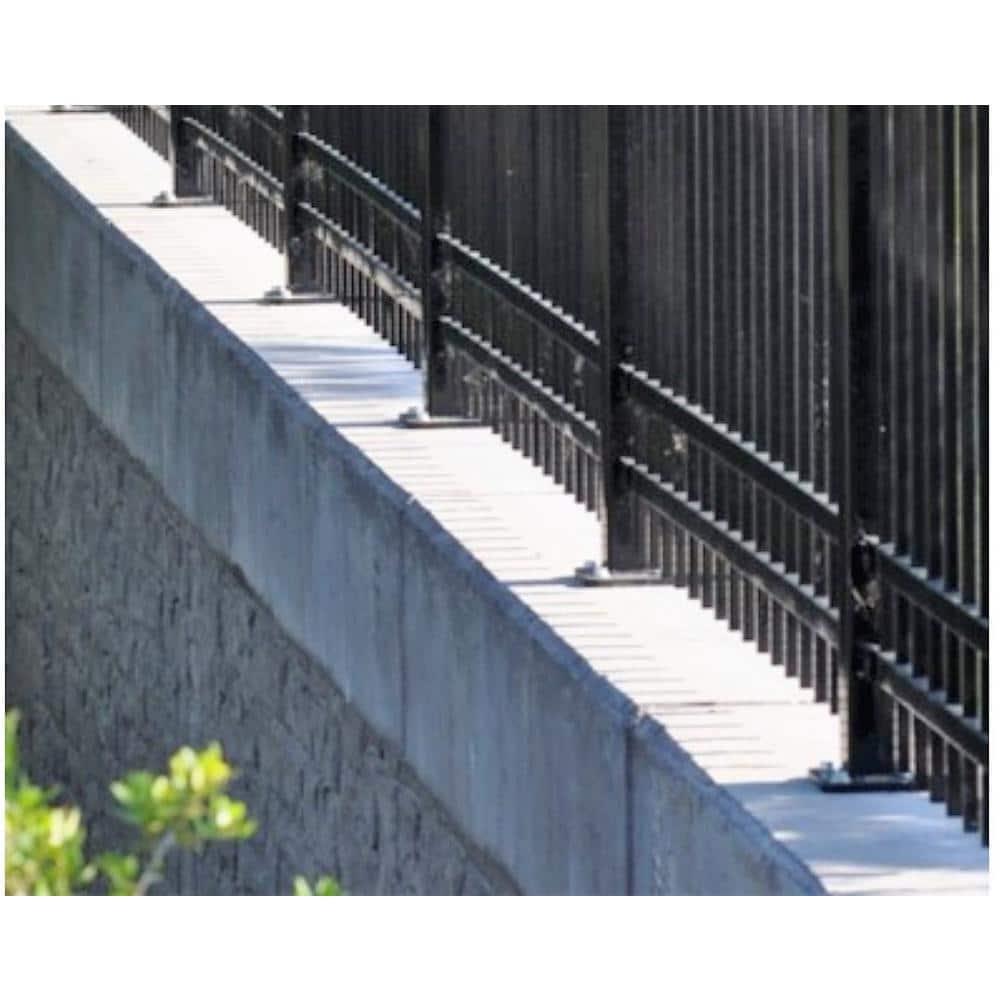 Fortress Building Products Versai Fortress Building Products Gloss Black Metal Line Post