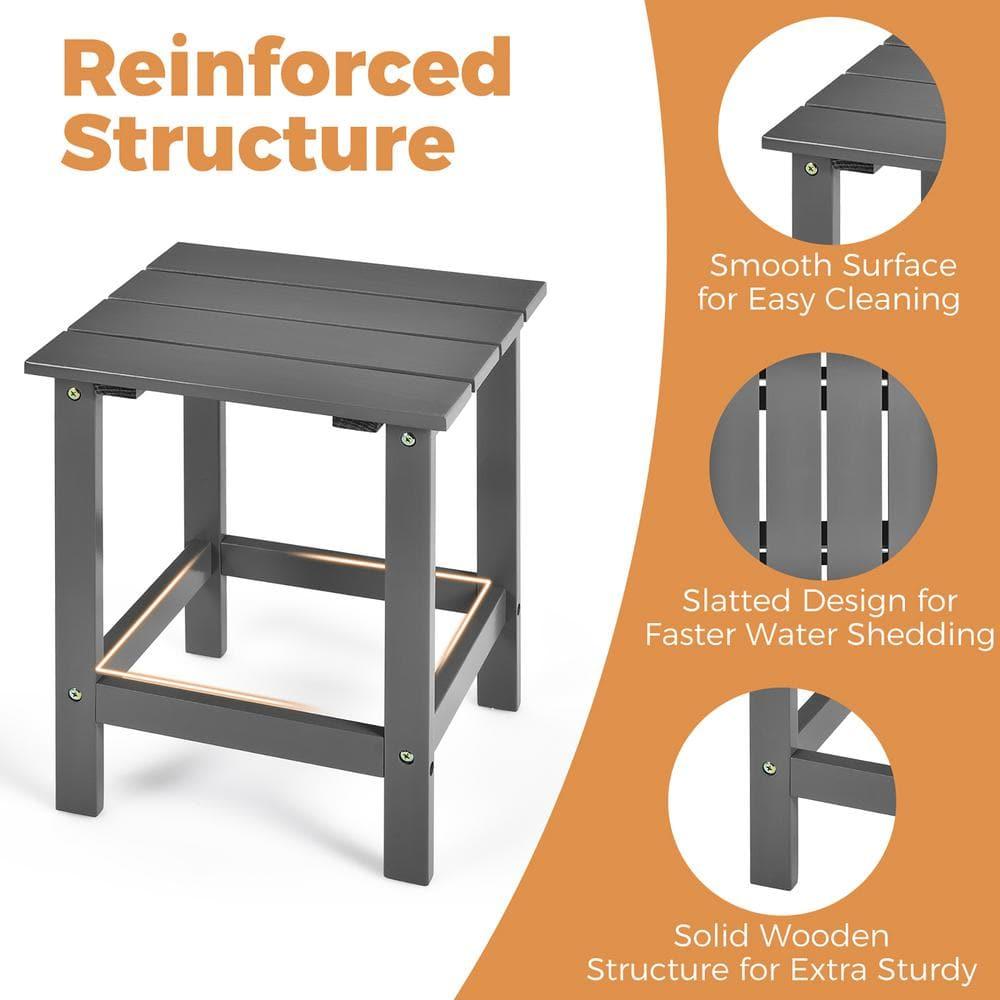 Costway Costway Solid Wood End Table