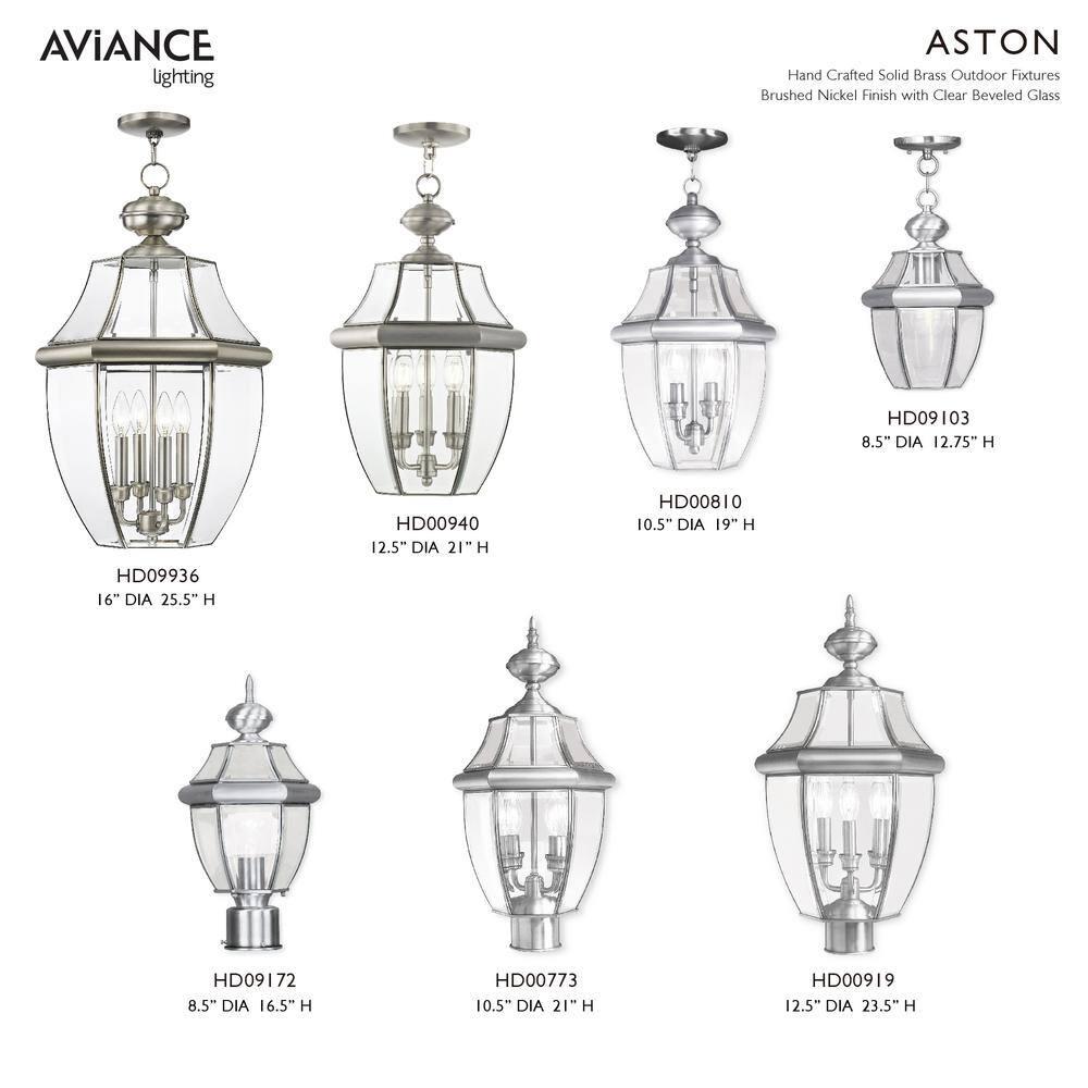Livex Lighting Monterey 3 - Light Wall Light in  Brushed Nickel