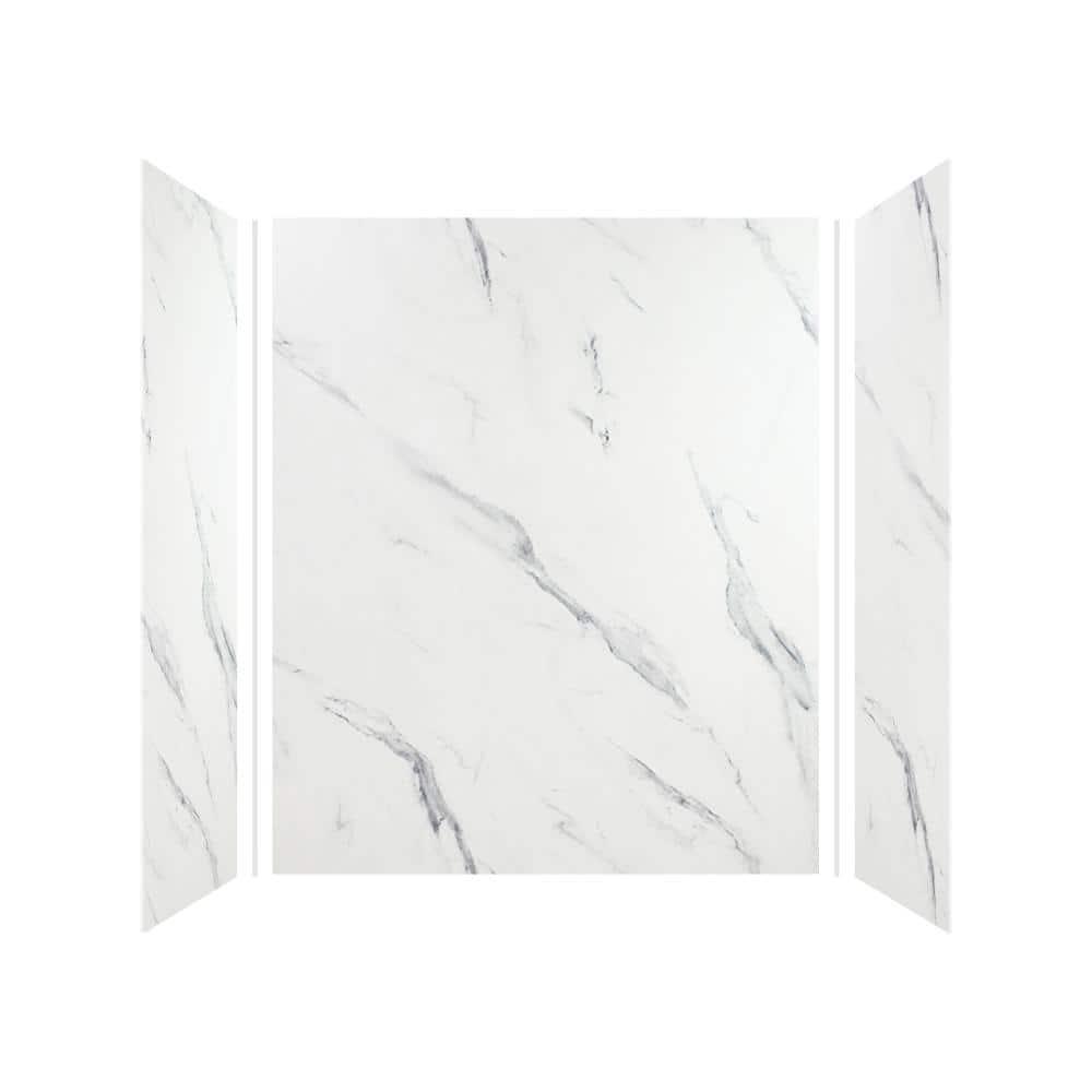 Transolid Expressions 60'' W 36'' D 72'' H Glue Up Solid Surface Wall