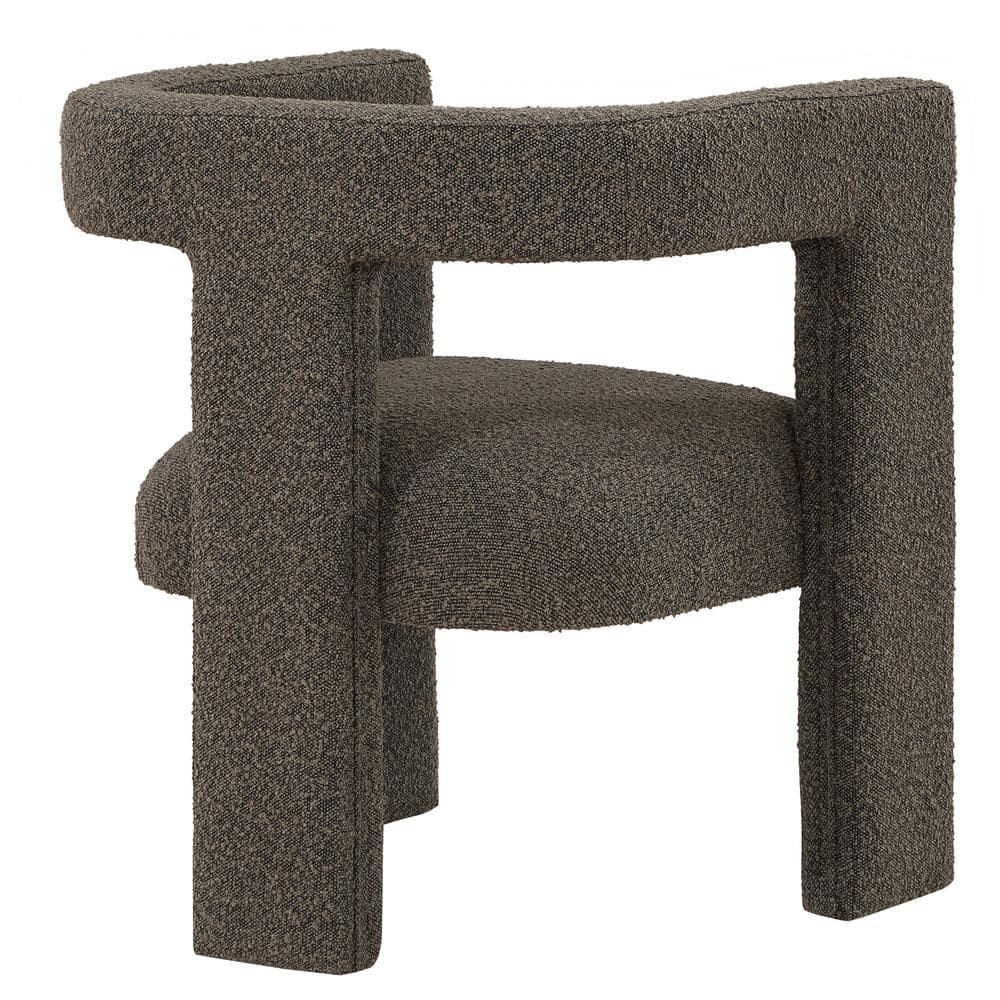 Coaster Petra Modern Fabric Upholstered Accent Side Chair Chocolate Brown