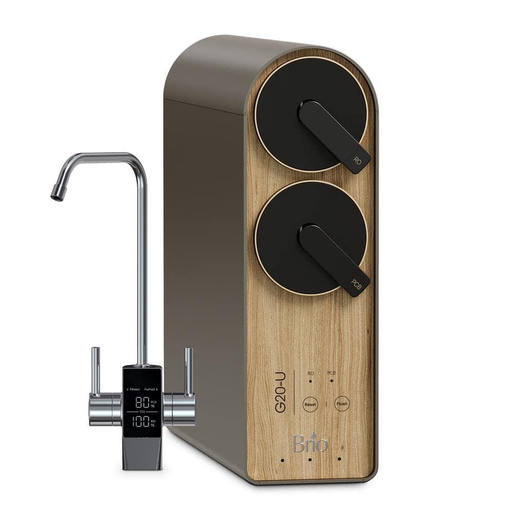 BRIO Tankless Commercial Reverse Osmosis System 700 GPD Wood