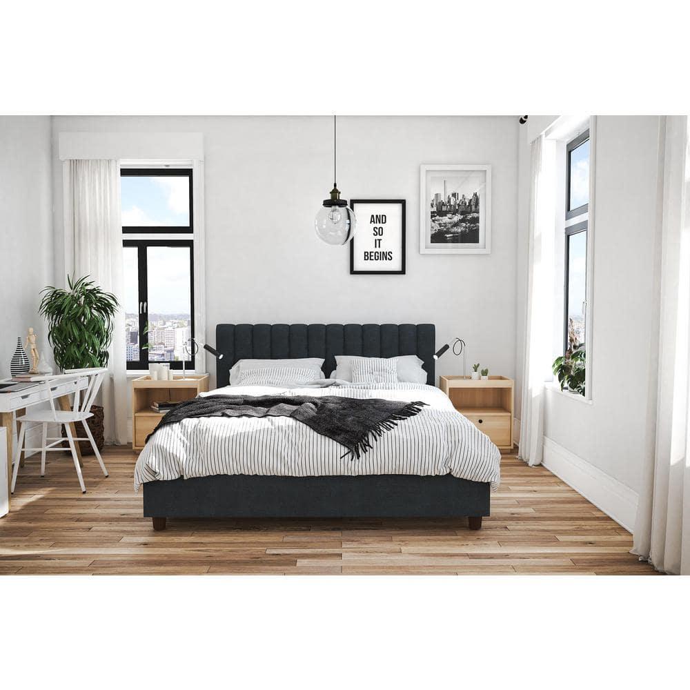 Brittany Tufted Upholstered Platform Bed