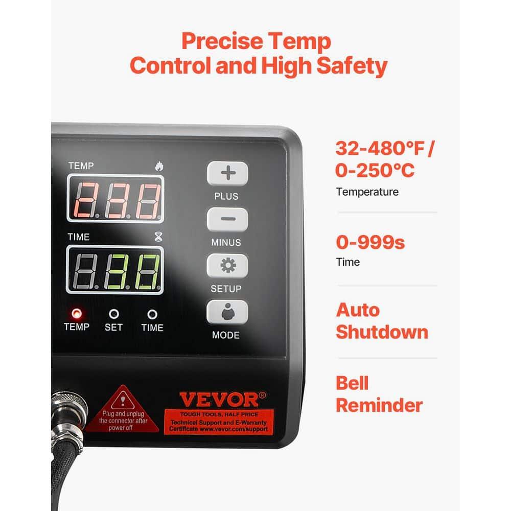 VEVOR Heat Press Machine, 8in1 Heat Press, 800W Sublimation Machine